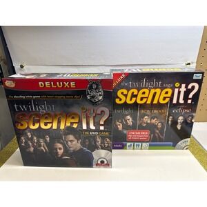 Twilight Saga Scene It Deluxe DVD Game Bundle Twilight New Moon Eclipse Trivia